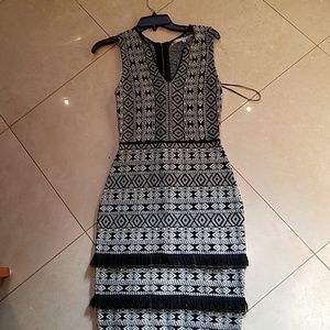 Sexy double-knit Rachel Roy med dress